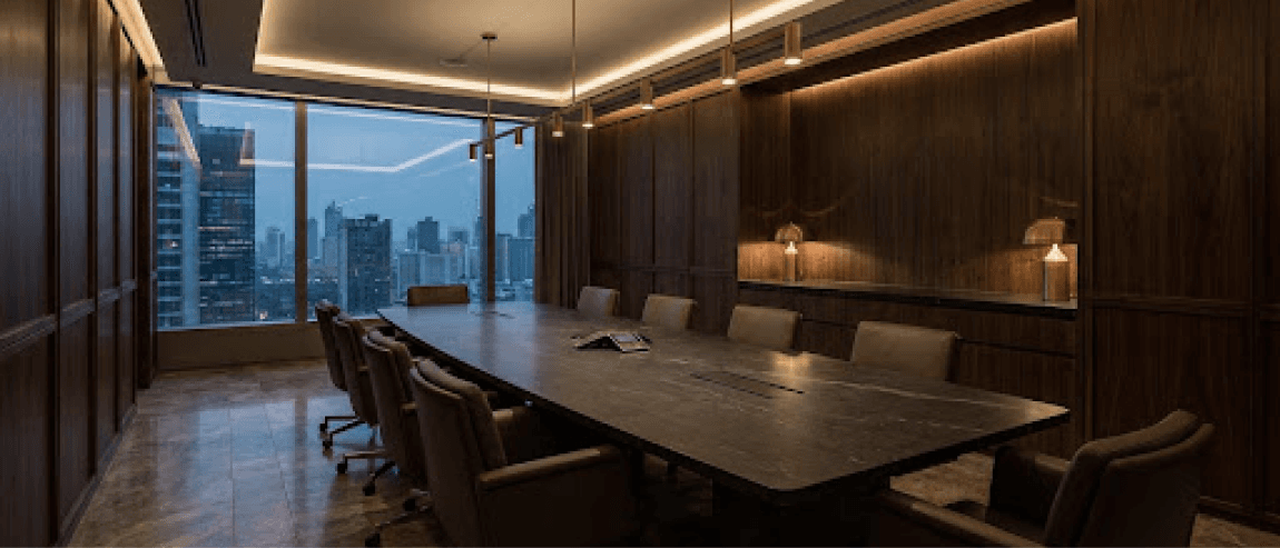 Private advisory suites — discrete leadership sessions