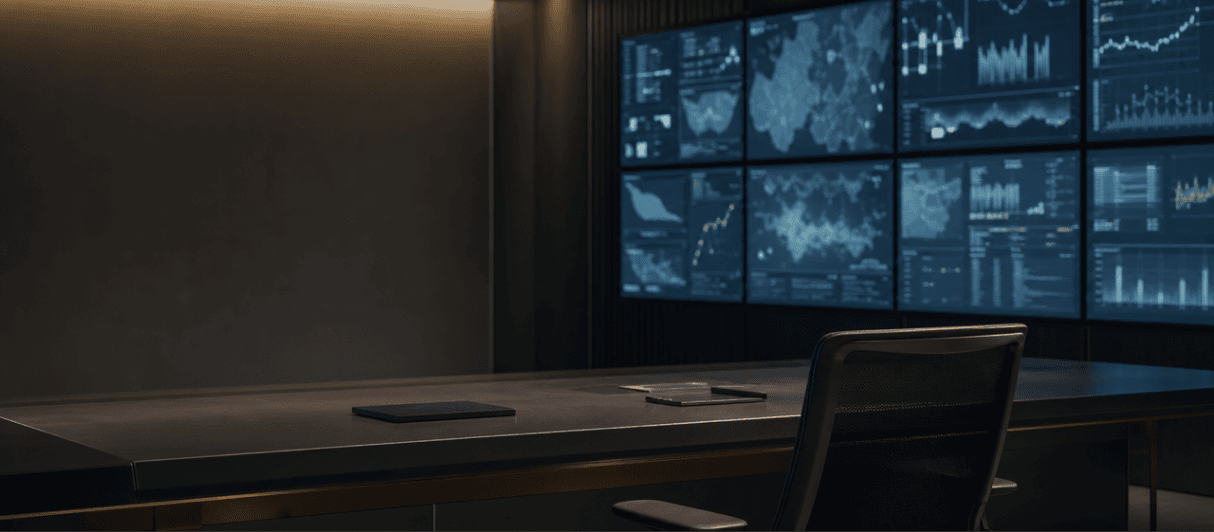 Operations command wall and monitoring telemetry in industrial control center
