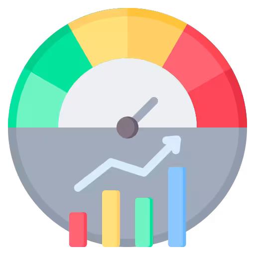 Two overlapping efficiency charts